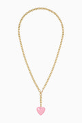 Roxanne Assoulin The Mini Puffy Heart Charm Necklace